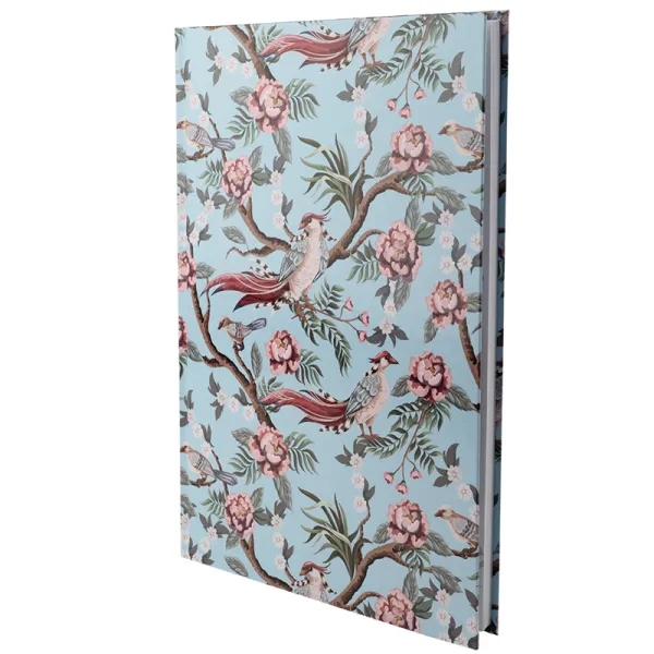 Книга записна А4 96 арк, клітинка, BirdsFlowers-1 Axent (8422-568-a) - Фото 1