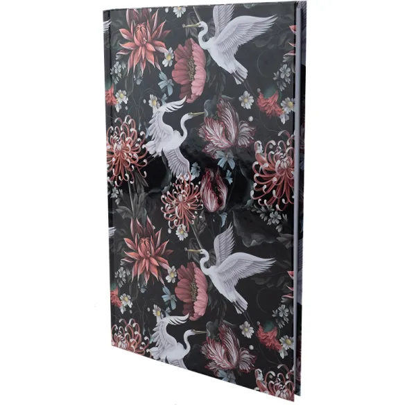 Книга записна А4 96 арк, клітинка, BirdsFlowers-2 Axent (8422-569-a) - Фото 1