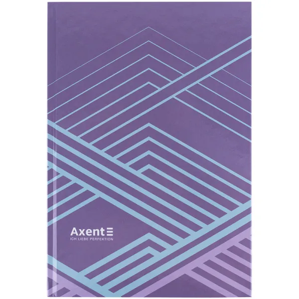 Книга записна А4 96 арк, клітинка, Lines, бузкова Axent (8422-583-a) - Фото 1