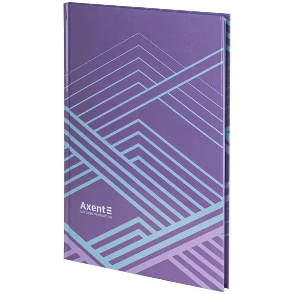 Книга записна А4 96 арк, клітинка, Lines, бузкова Axent (8422-583-a) - Фото 1