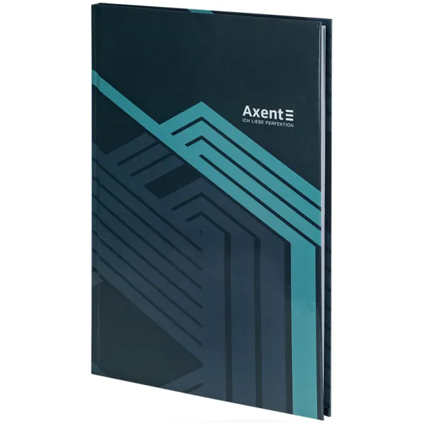 Книга записна А4 96арк., клітинка, Lines, сіра Axent (8422-580-a) - Фото 1