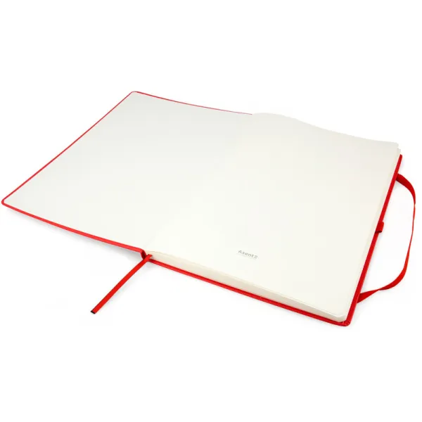 Книга записная Partner Grand, 210х295, 100 л, клетка, красная Axent (8203-06-a) - Фото 3