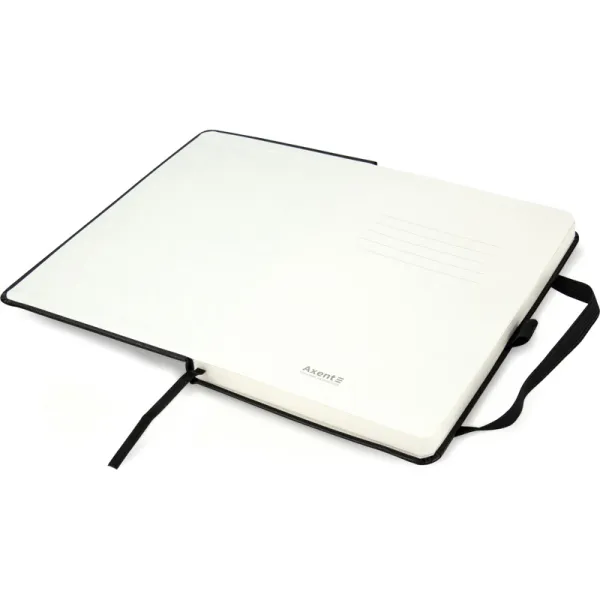 Книга записная Partner, 125х195, 96 л, точка, черная Axent (8306-01-a) - Фото 3