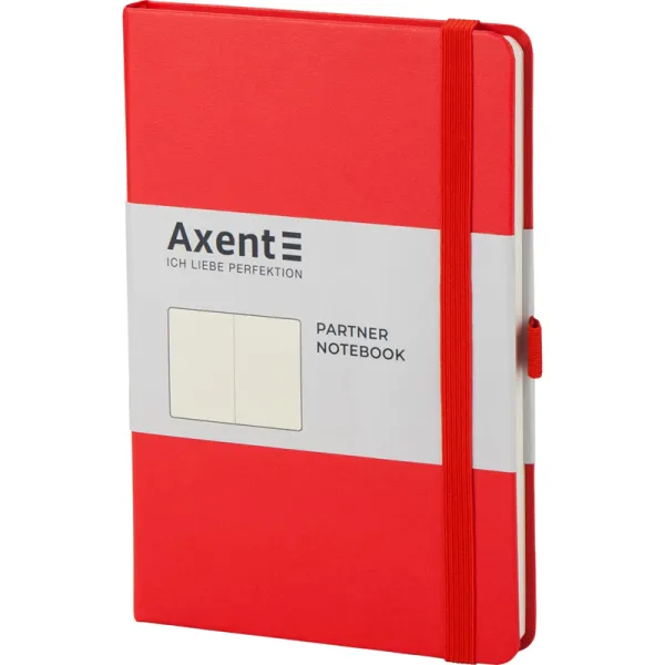 Книга записна Partner, 125х195, 96 арк, нелінована, червона Axent (8307-05-a) - Фото 1
