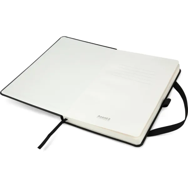 Книга записна Partner, 125х195, 96 арк, нелінована, чорна Axent (8307-01-a) - Фото 3