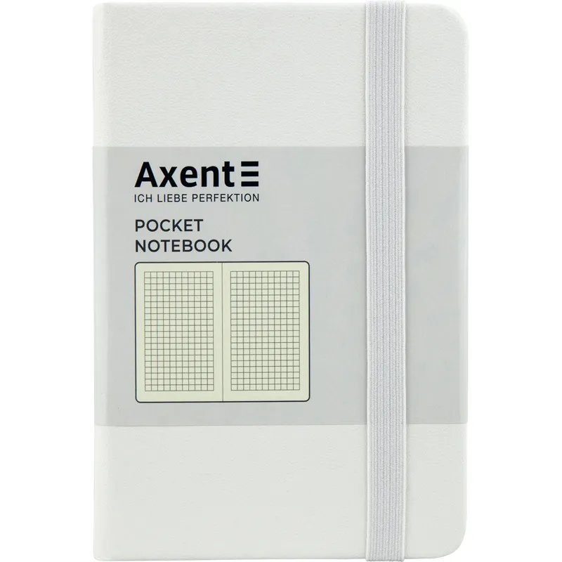Книга записная Partner, 95х140, 96 л, клетка, белая Axent (8301-21-a) - Фото 3