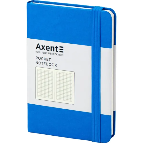 Книга записна Partner, 95х140, 96 арк, клітинка, блакитна Axent (8301-07-a) - Фото 1