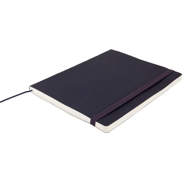 Книга записна Partner Soft L, 190х250, 96 арк, клітинка, синя Axent (8615-02-a) - Фото 3