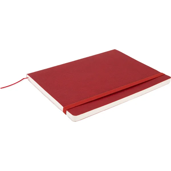 Книга записна Partner Soft L, 190х250, 96 арк, клітинка, червон Axent (8615-06-a) - Фото 3
