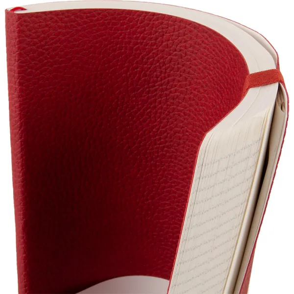 Книга записна Partner Soft L, 190х250, 96 арк, клітинка, червон Axent (8615-06-a) - Фото 5