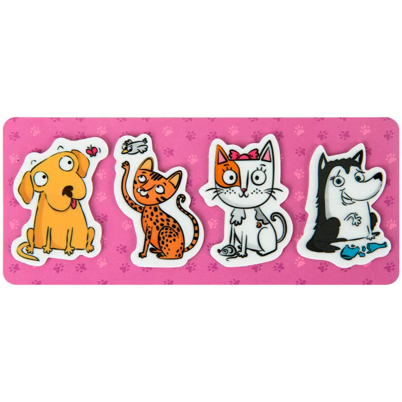 Закладки пластикові 4x20 шт, 35х50 мм, Pets Kite (k22-479-5) Закладки пластикові 4x20 шт, 35х50 мм, Pets Kite (k22-479-5)