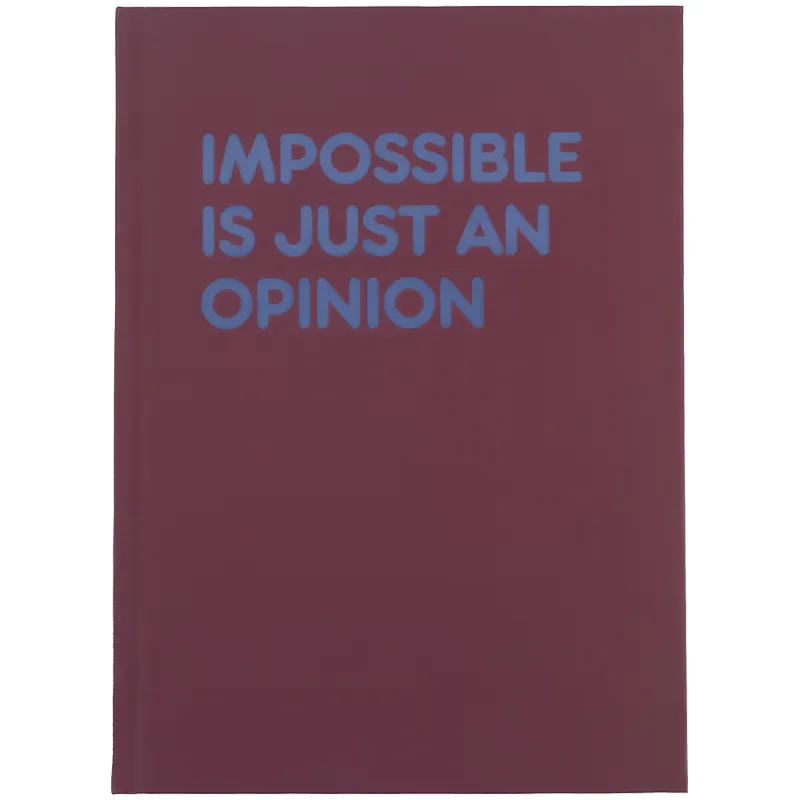 Книга записна тверда обкладинка А5, 96 арк, клітинка, Impossible Axent (8458-1-a) - Фото 3