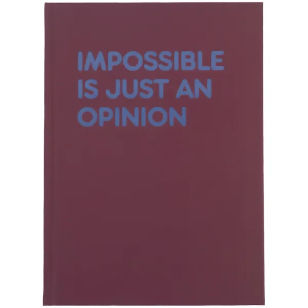 Книга записна тверда обкладинка А5, 96 арк, клітинка, Impossible Axent (8458-1-a) - Фото 2