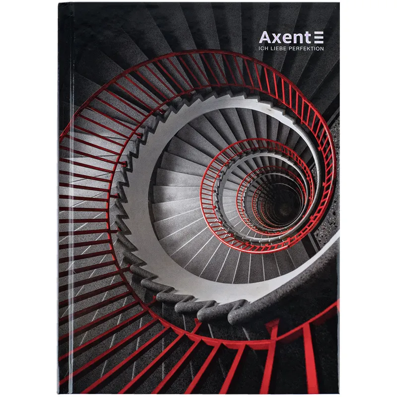 Книга записна тверда обкладинка А5, 96 арк, клітинка, R&B Ladder Axent (8457-6-a) - Фото 2