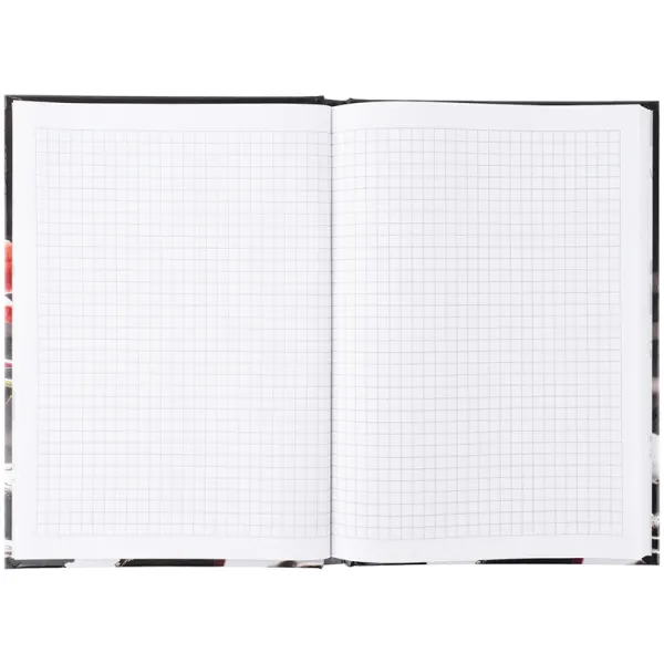 Книга записна тверда обкладинка А5, 96 арк, клітинка, R&B Flower Axent (8457-7-a) - Фото 3