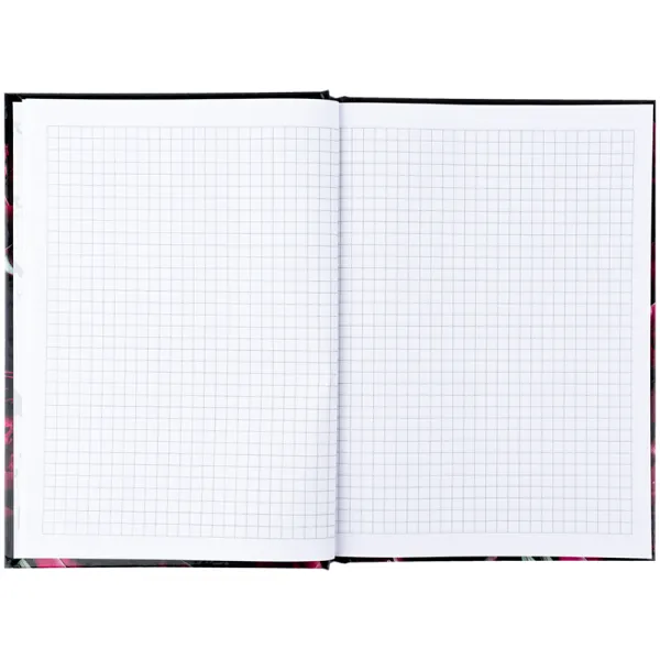 Книга записна тверда обкладинка А5, 96 арк, клітинка, Crimson fleur Axent (8459-4-a) - Фото 3