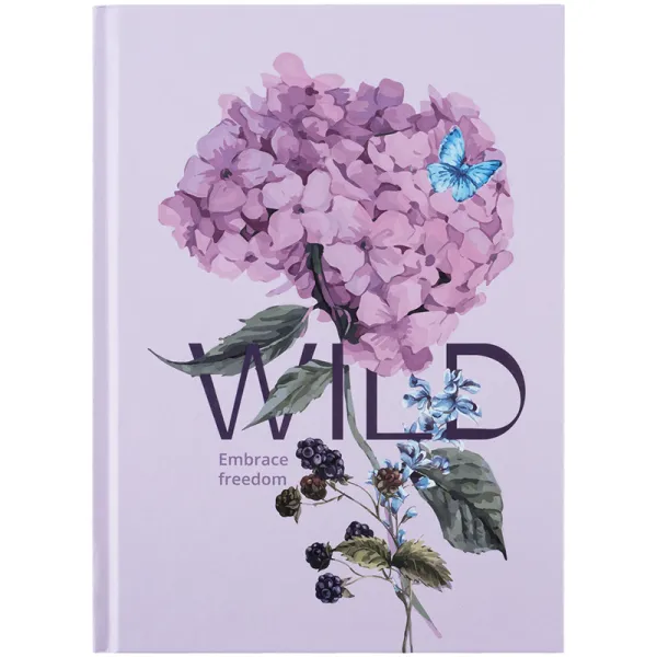 Книга записна тверда обкладинка А5, 96 арк, клітинка, Wild Axent (8459-5-a) - Фото 5