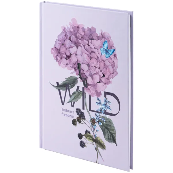 Книга записна тверда обкладинка А5, 96 арк, клітинка, Wild Axent (8459-5-a) - Фото 1
