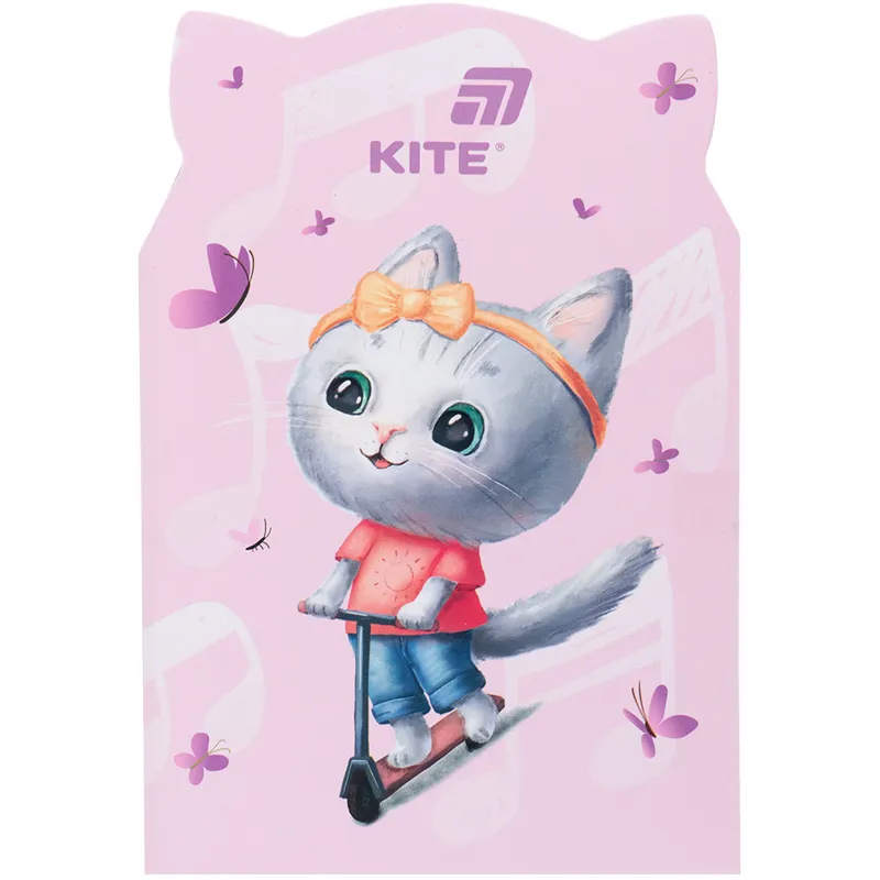 Блокнот мягкая обложка, 48 л, Pink cat Kite (k25-461-2) Блокнот мягкая обложка, 48 л, Pink cat Kite (k25-461-2)