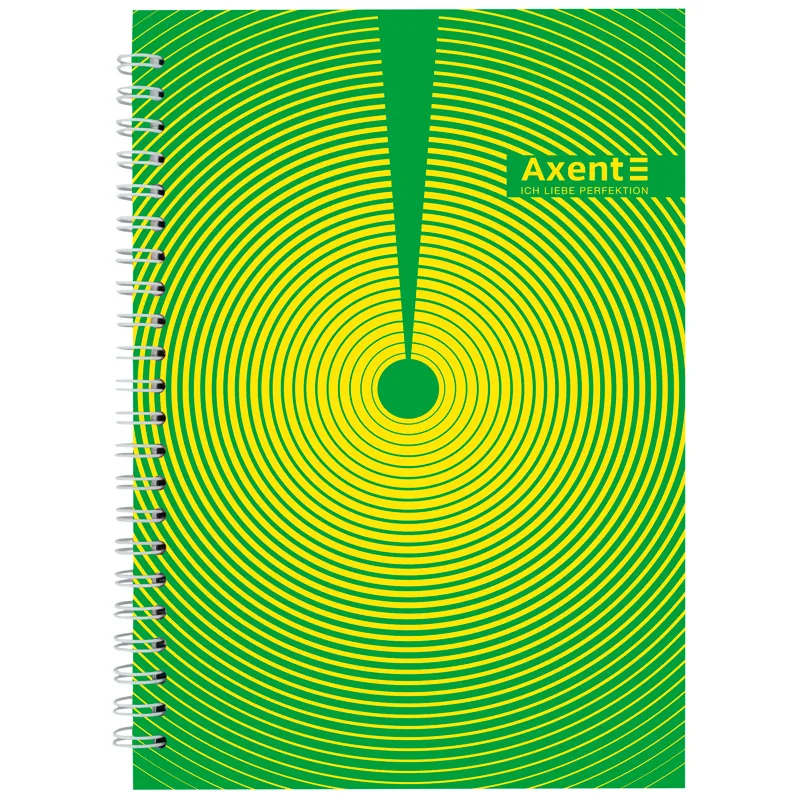 Блокнот на спирали твердая обложка, А5, 96 л, №29 Axent (8032-29-a) - Фото 1