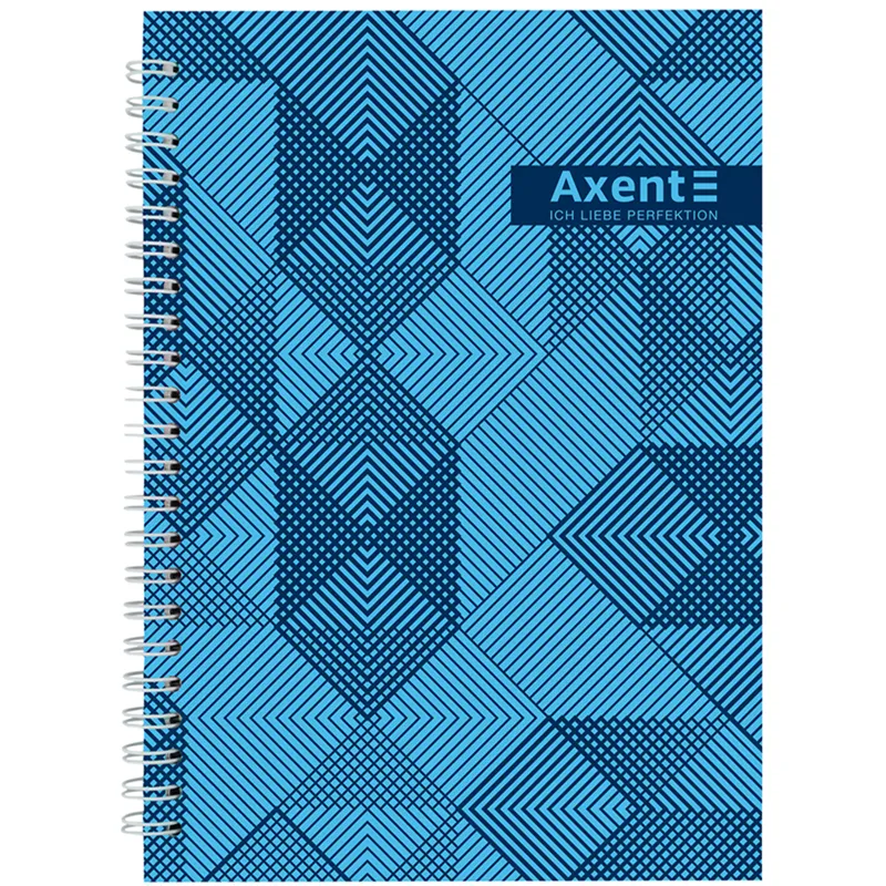 Блокнот на спіралі тверда обкладинка, А5, 96 арк, №33 Axent (8032-33-a) - Фото 2