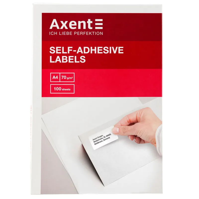 Этикетки с клейким слоем, 105х58- 10шт/л Axent (2472-a) Этикетки с клейким слоем, 105х58- 10шт/л Axent (2472-a)