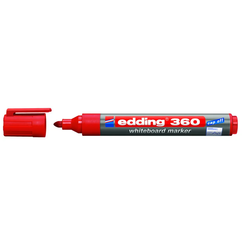 Маркер Board e-360 1,5-3 мм круглий червоний Edding (e-360/02) Маркер Board e-360 1,5-3 мм круглий червоний Edding (e-360/02)