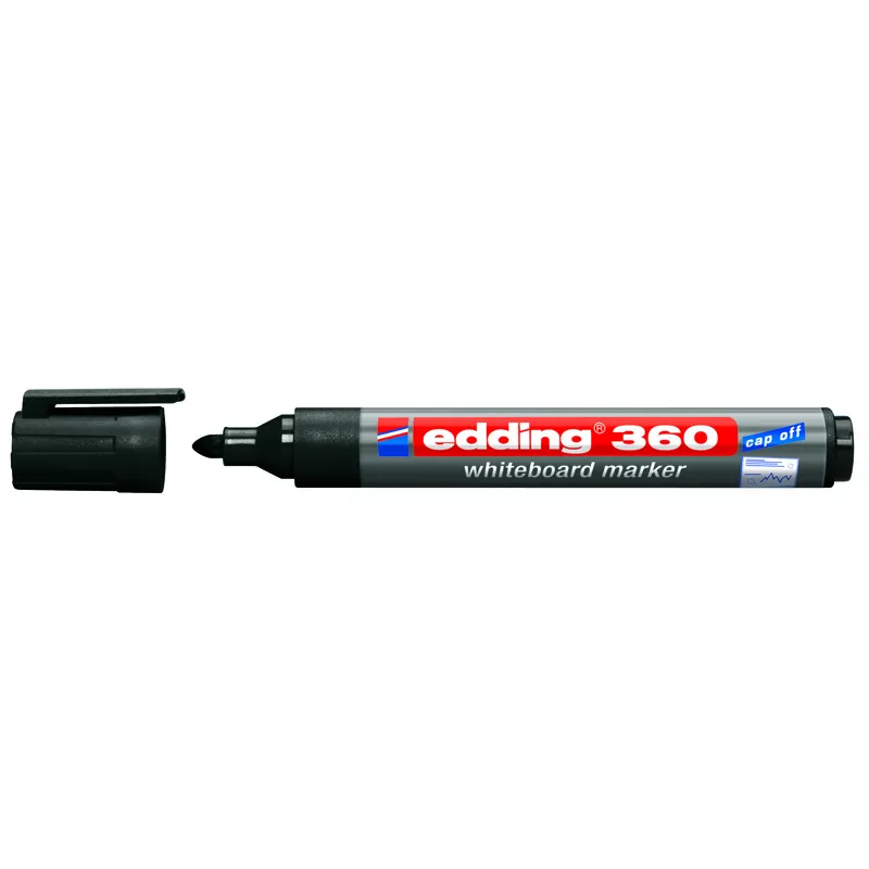 Маркер Board e-360 1,5-3 мм круглий чорний Edding (e-360/01) Маркер Board e-360 1,5-3 мм круглий чорний Edding (e-360/01)