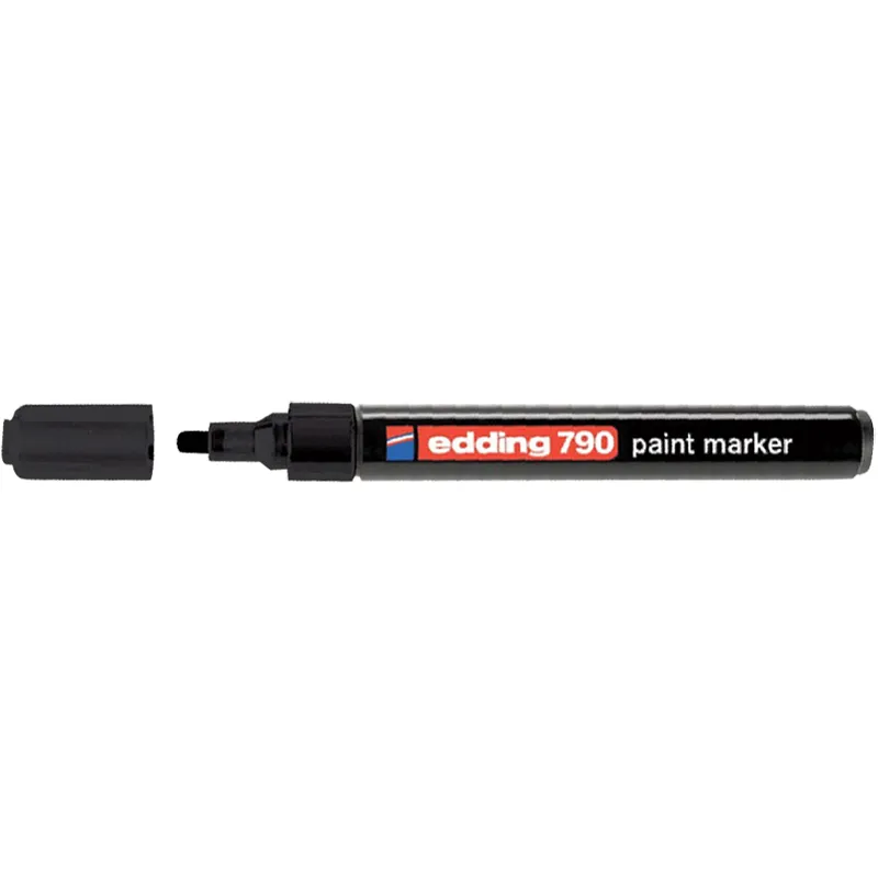 Маркер Paint e-790 2-3 мм круглый черный Edding (e-790/01) Маркер Paint e-790 2-3 мм круглый черный Edding (e-790/01)