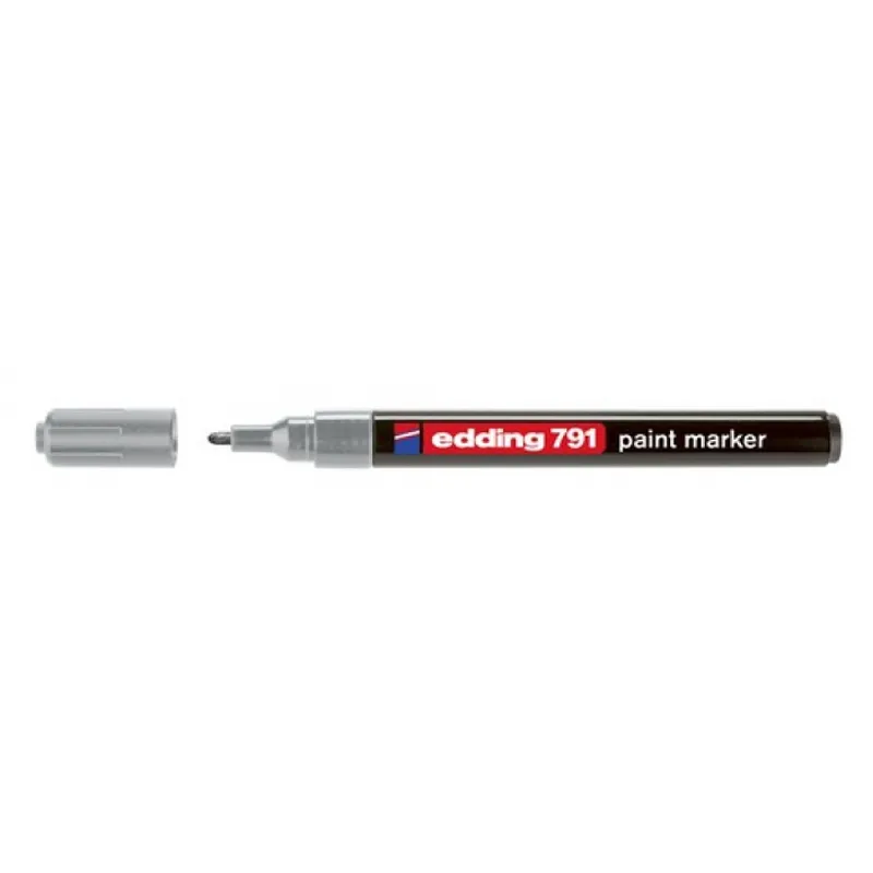 Маркер Paint e-791 1-2 мм круглый серебрянный Edding (e-791/13) Маркер Paint e-791 1-2 мм круглый серебрянный Edding (e-791/13)
