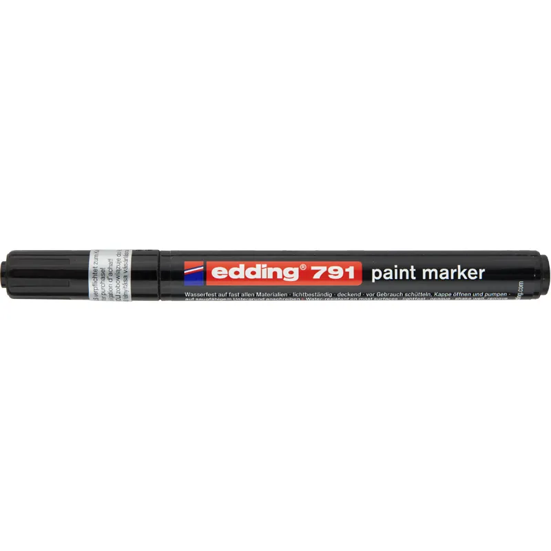Маркер Paint e-791 1-2 мм круглий чорний Edding (e-791/01) Маркер Paint e-791 1-2 мм круглий чорний Edding (e-791/01)
