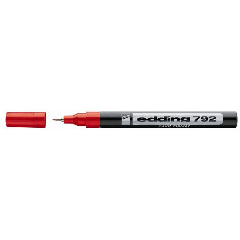 Маркер Paint e-792 0,8 мм тонкий красный Edding (e-792/02) Маркер Paint e-792 0,8 мм тонкий красный Edding (e-792/02)