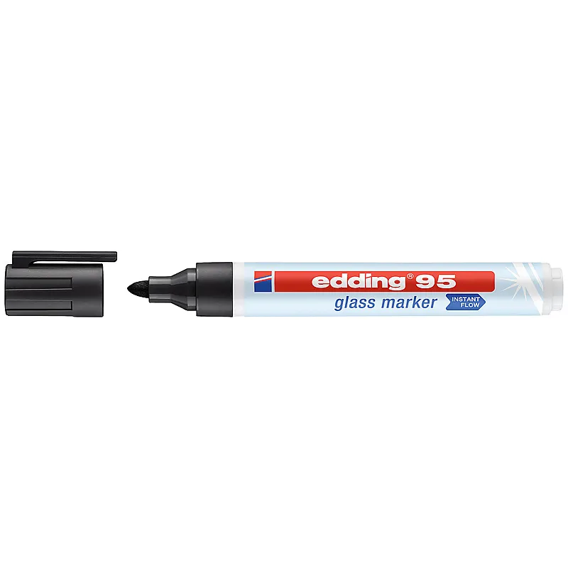 Маркер Glass e-95 1,5-3 мм мм круглый черный Edding (e-95/01) Маркер Glass e-95 1,5-3 мм мм круглый черный Edding (e-95/01)