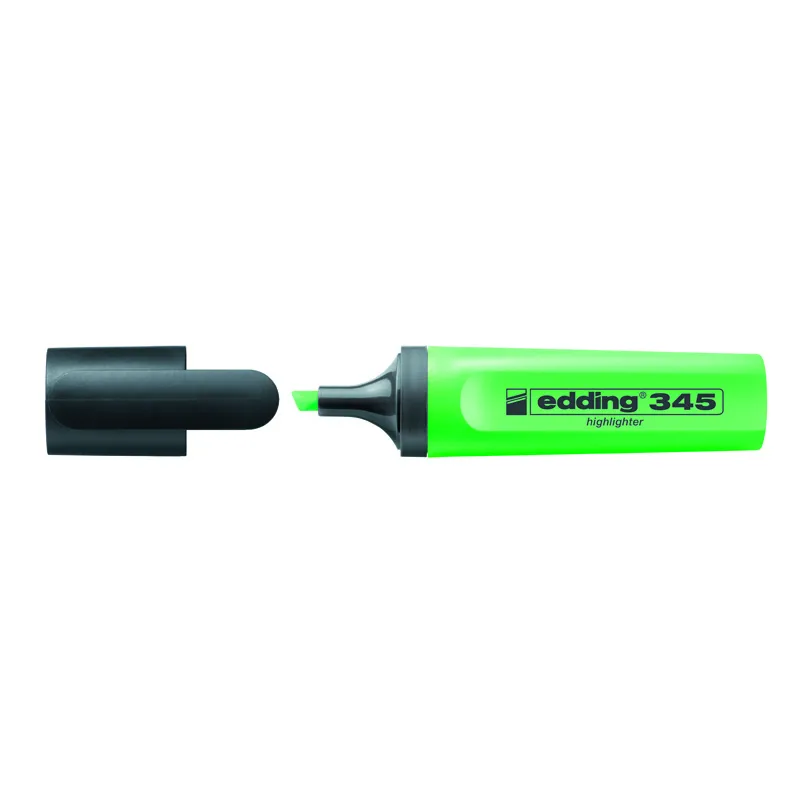 Маркер текстовый Highlighter e-345 2-5 ммклинообразный зеленый Edding (e-345/04) Маркер текстовый Highlighter e-345 2-5 ммклинообразный зеленый Edding (e-345/04)