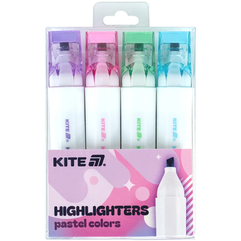 Маркер текстовий Highlighter, Kite Creative Pastel Colors, набір 4-х Kite (k24-1145-4) Маркер текстовий Highlighter, Kite Creative Pastel Colors, набір 4-х Kite (k24-1145-4)
