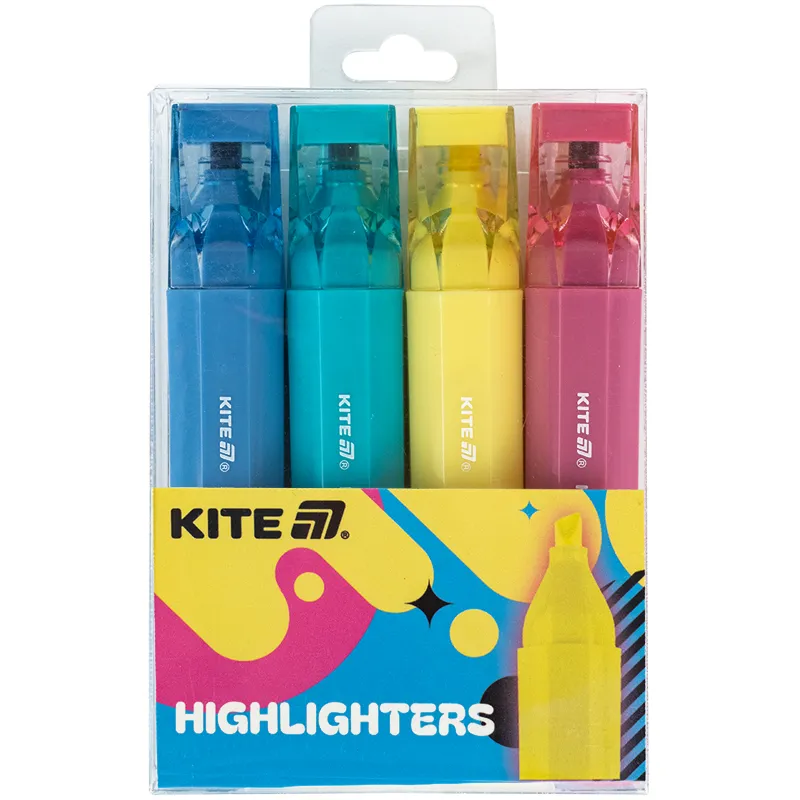 Маркер текстовый Highlighter, Kite Creative Trendy Colors, набор 4-х Kite (k24-1144-4) Маркер текстовый Highlighter, Kite Creative Trendy Colors, набор 4-х Kite (k24-1144-4)