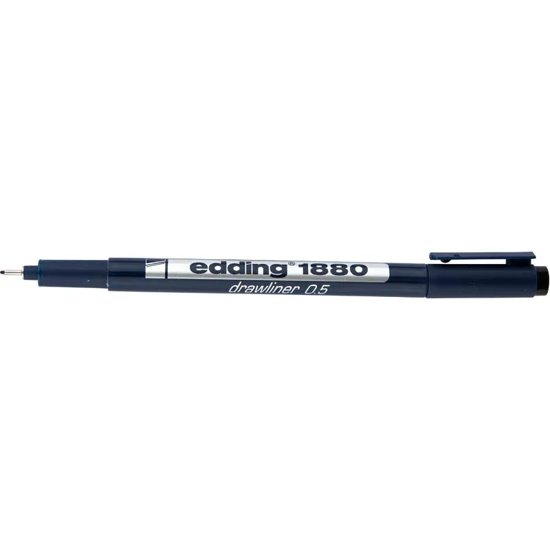Ручка-лайнер для черчеения e-1880 drawliner, 0.5 мм Edding (e-1880/0.5) Ручка-лайнер для черчеения e-1880 drawliner, 0.5 мм Edding (e-1880/0.5)