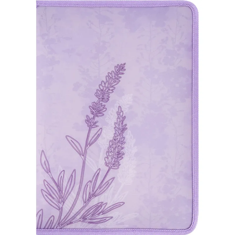 Папка об'ємна на блискавці А4+ Lavender-2 Axent (1804-37-a) - Фото 3