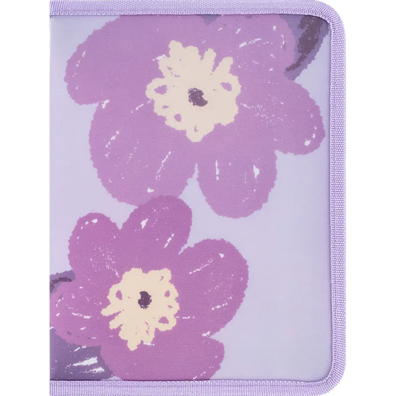 Папка объемная на молнии А5+ Lavender-3 Axent (1805-38-a) - Фото 1