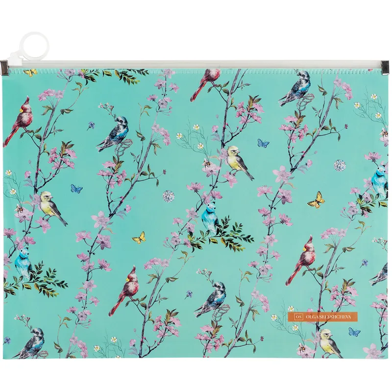 Папка-конверт на молнии zip-lock А4+ OS Spring Axent (1497-33-a) - Фото 1