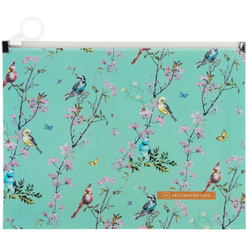 Папка-конверт на блискавці zip-lock А5+ OS Spring Axent (1498-33-a) - Фото 1