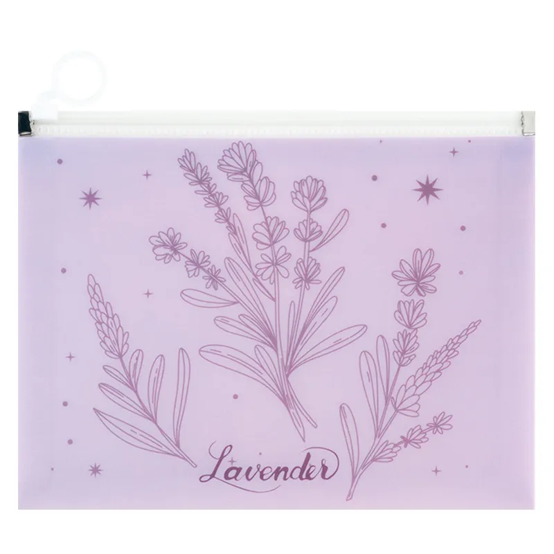 Папка-конверт на молнии zip-lock А5+ Lavender-2 Axent (1498-37-a) - Фото 2