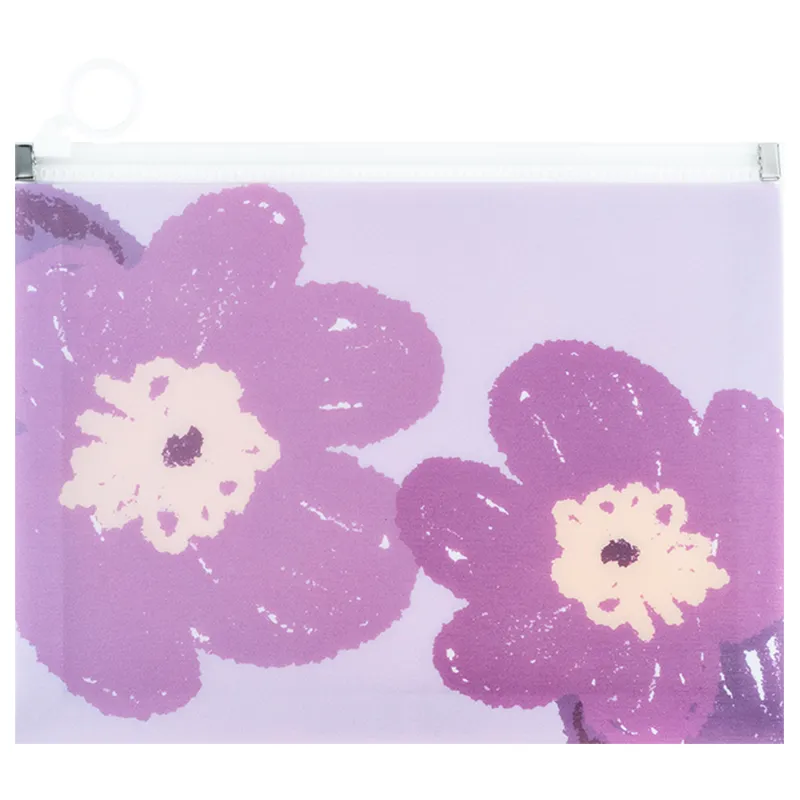 Папка-конверт на молнии zip-lock А5+ Lavender-4 Axent (1498-39-a) - Фото 3