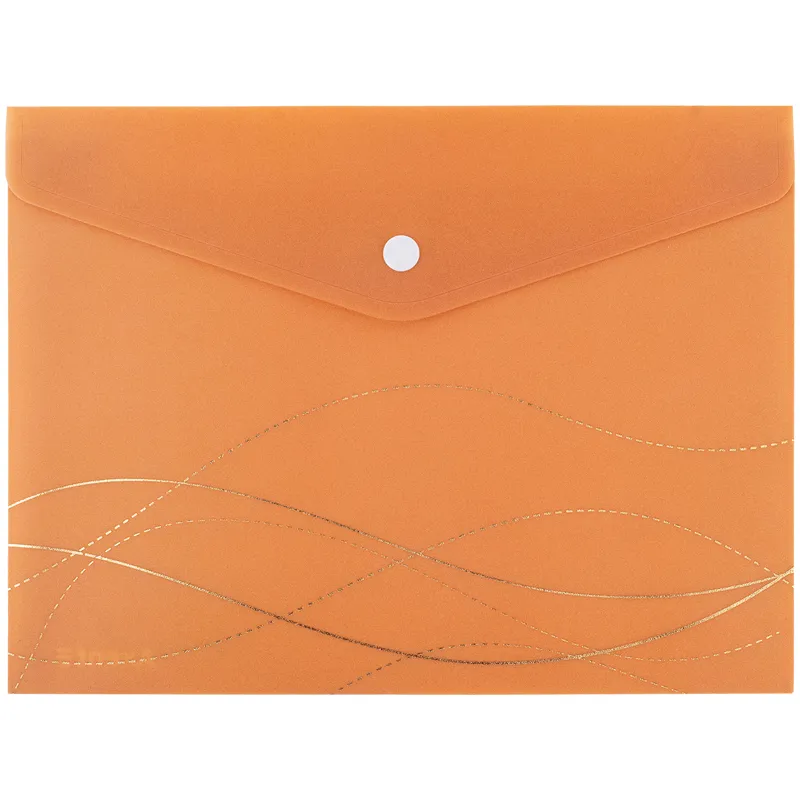 Папка-конверт на кнопке, А5+, Waves-1 Axent (1496-40-a) - Фото 3