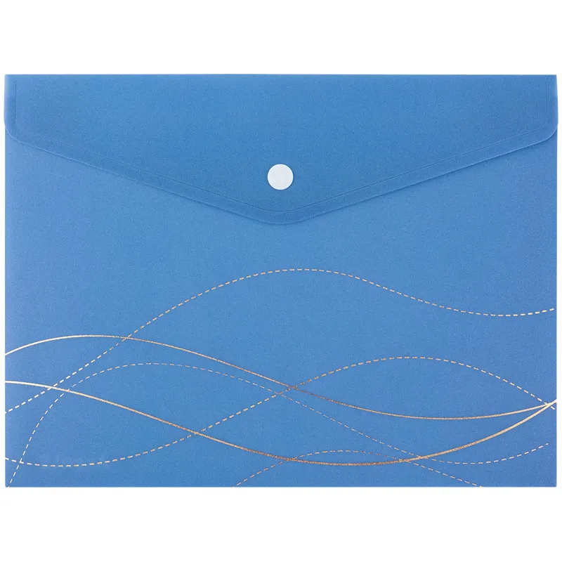 Папка-конверт на кнопці, А5+, Waves-2 Axent (1496-41-a) - Фото 3