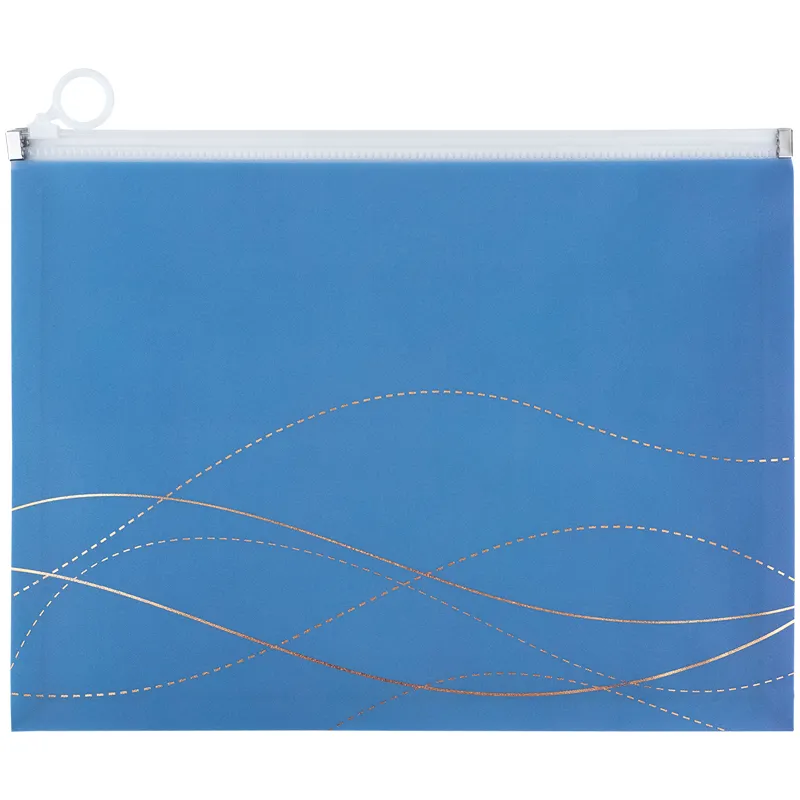 Папка-конверт на молнии zip-lock, А4 Waves-2 Axent (1497-41-a) - Фото 2