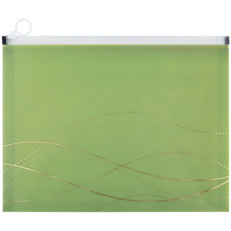 Папка-конверт на молнии zip-lock, А4 Waves-3 Axent (1497-42-a) - Фото 3