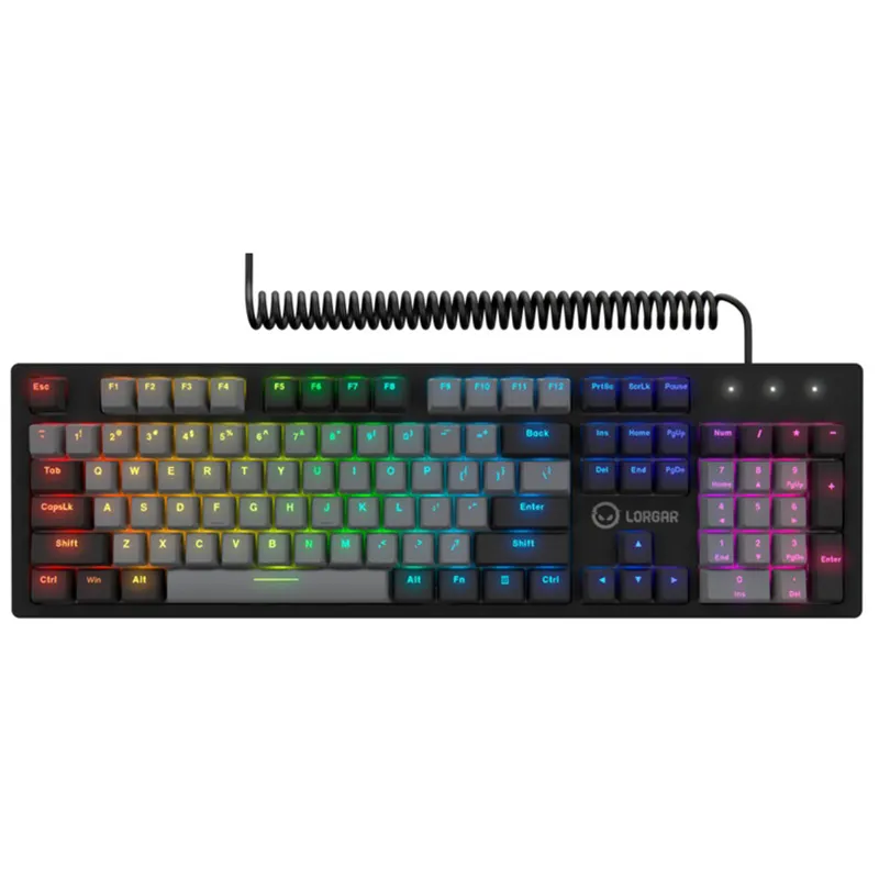 Клавиатура USB, RGB, Azar 514, EN/UA, чёрная Lorgar (LRG-GK514B-UA) Клавиатура USB, RGB, Azar 514, EN/UA, чёрная Lorgar (LRG-GK514B-UA)