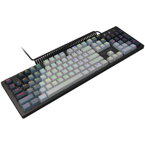 Клавиатура USB, RGB, Azar 514, EN/UA, чёрная Lorgar (LRG-GK514B-UA) - Фото 1