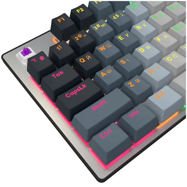 Клавиатура USB, RGB, Azar 514, EN/UA, чёрная Lorgar (LRG-GK514B-UA) - Фото 2